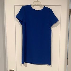 Nordstrom Size small crepe blue shift dress